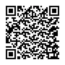 QR-koodi puhelinnumerolle +12055563128