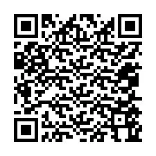 QR kód a telefonszámhoz +12055564333