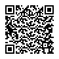 QR-koodi puhelinnumerolle +12055564372