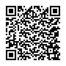 QR-koodi puhelinnumerolle +12055567564