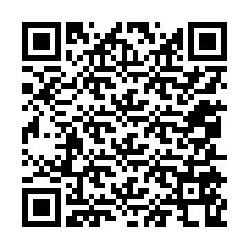 QR-koodi puhelinnumerolle +12055568873