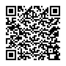 Kode QR untuk nomor Telepon +12055580459