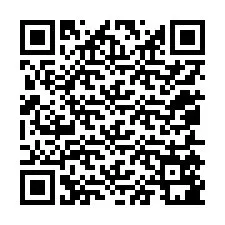 QR-code voor telefoonnummer +12055581418