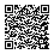 QR-koodi puhelinnumerolle +12055581420