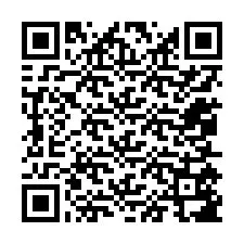 QR-koodi puhelinnumerolle +12055587097