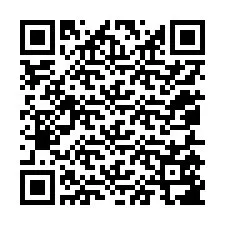 QR-код для номера телефона +12055587108