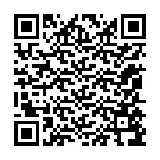 QR-код для номера телефона +12055596575