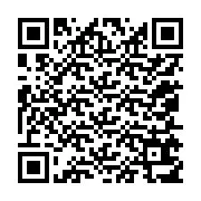 QR kód a telefonszámhoz +12055617438