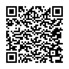 QR-code voor telefoonnummer +12055636197