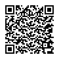 QR kód a telefonszámhoz +12055636198