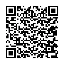 QR-koodi puhelinnumerolle +12055636206