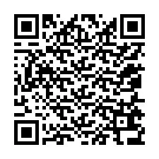 QR kód a telefonszámhoz +12055636208