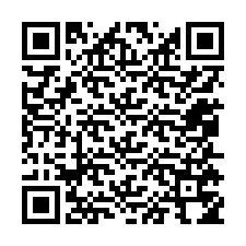 QR-код для номера телефона +12055754267