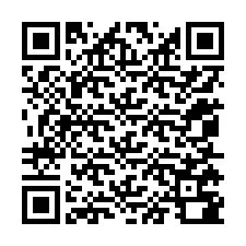 Código QR para número de teléfono +12055780190