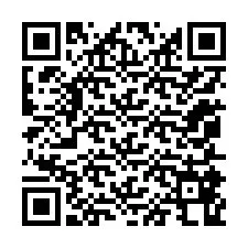 QR-код для номера телефона +12055868435