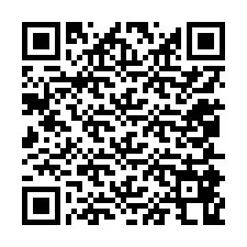 Código QR para número de telefone +12055868436