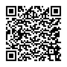 QR код за телефонен номер +12055868438