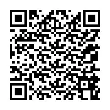 Código QR para número de teléfono +12055868440