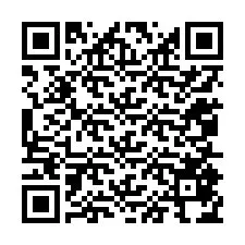 QR код за телефонен номер +12055874792