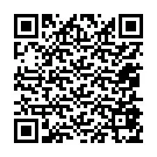 QR-Code für Telefonnummer +12055875957