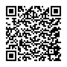 QR код за телефонен номер +12055875958