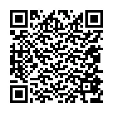 QR код за телефонен номер +12055876372