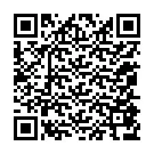 QR код за телефонен номер +12055876374