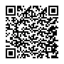 QR-Code für Telefonnummer +12055876376