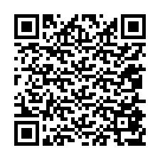 QR-Code für Telefonnummer +12055877342