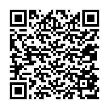 QR код за телефонен номер +12055877343