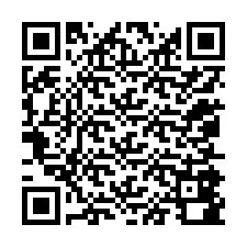 QR-Code für Telefonnummer +12055880898