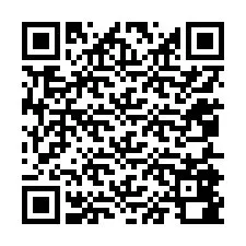 QR код за телефонен номер +12055880902