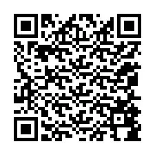 Código QR para número de teléfono +12055884724