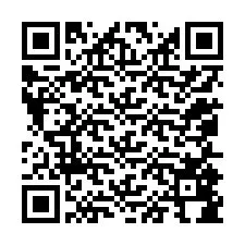 Código QR para número de teléfono +12055884728