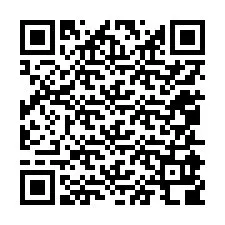 Código QR para número de teléfono +12055908072