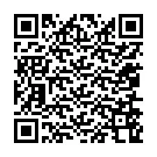 Código QR para número de teléfono +12056568186