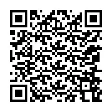 QR-код для номера телефона +12056568684