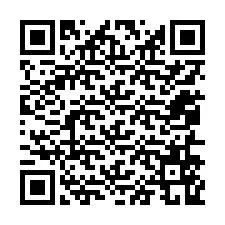 QR-koodi puhelinnumerolle +12056569547