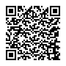 QR-koodi puhelinnumerolle +12056647344