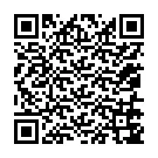 Código QR para número de teléfono +12056747809