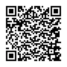 QR-koodi puhelinnumerolle +12056747812