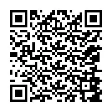 Código QR para número de teléfono +12056887889