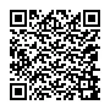 Código QR para número de telefone +12056981268