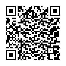 QR-koodi puhelinnumerolle +12057078855