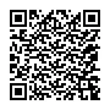 QR код за телефонен номер +12057249178