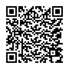 Código QR para número de telefone +12057434698