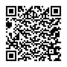 QR-Code für Telefonnummer +12057634525