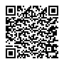 Código QR para número de teléfono +12057635456