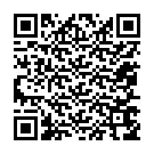 QR-code voor telefoonnummer +12057656327