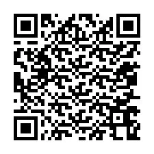 Código QR para número de teléfono +12057668386